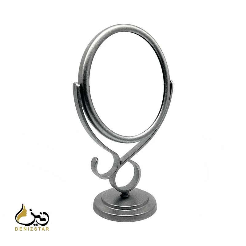 آینه رومیزی پایه دار دودی 7 برابر