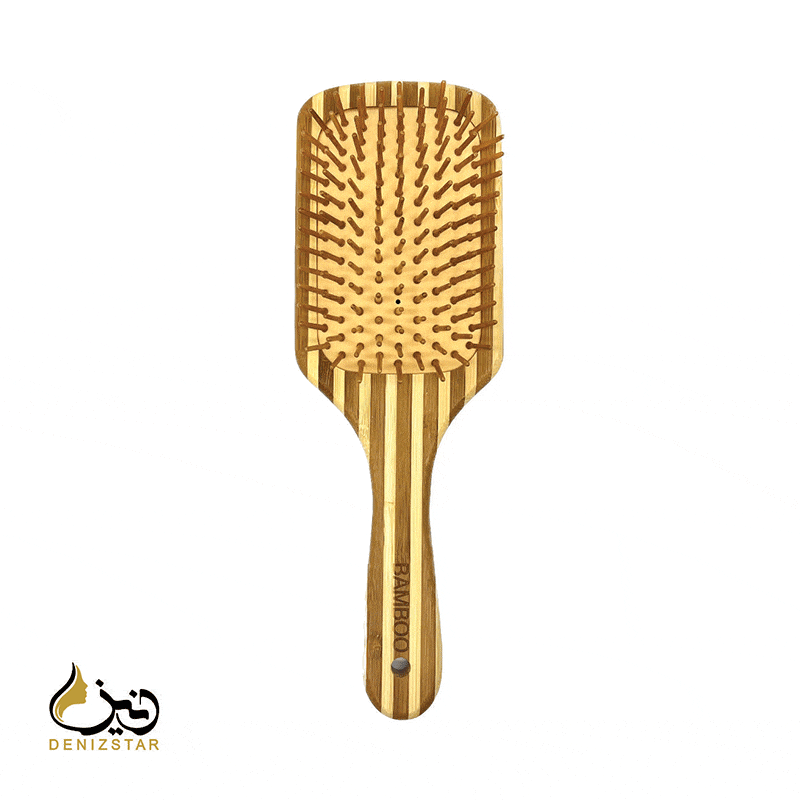 برس چوبی مربع بزرگ بامبو